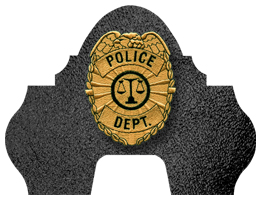 DARAY-L-419-SH-BK Police Department Shimmer Black